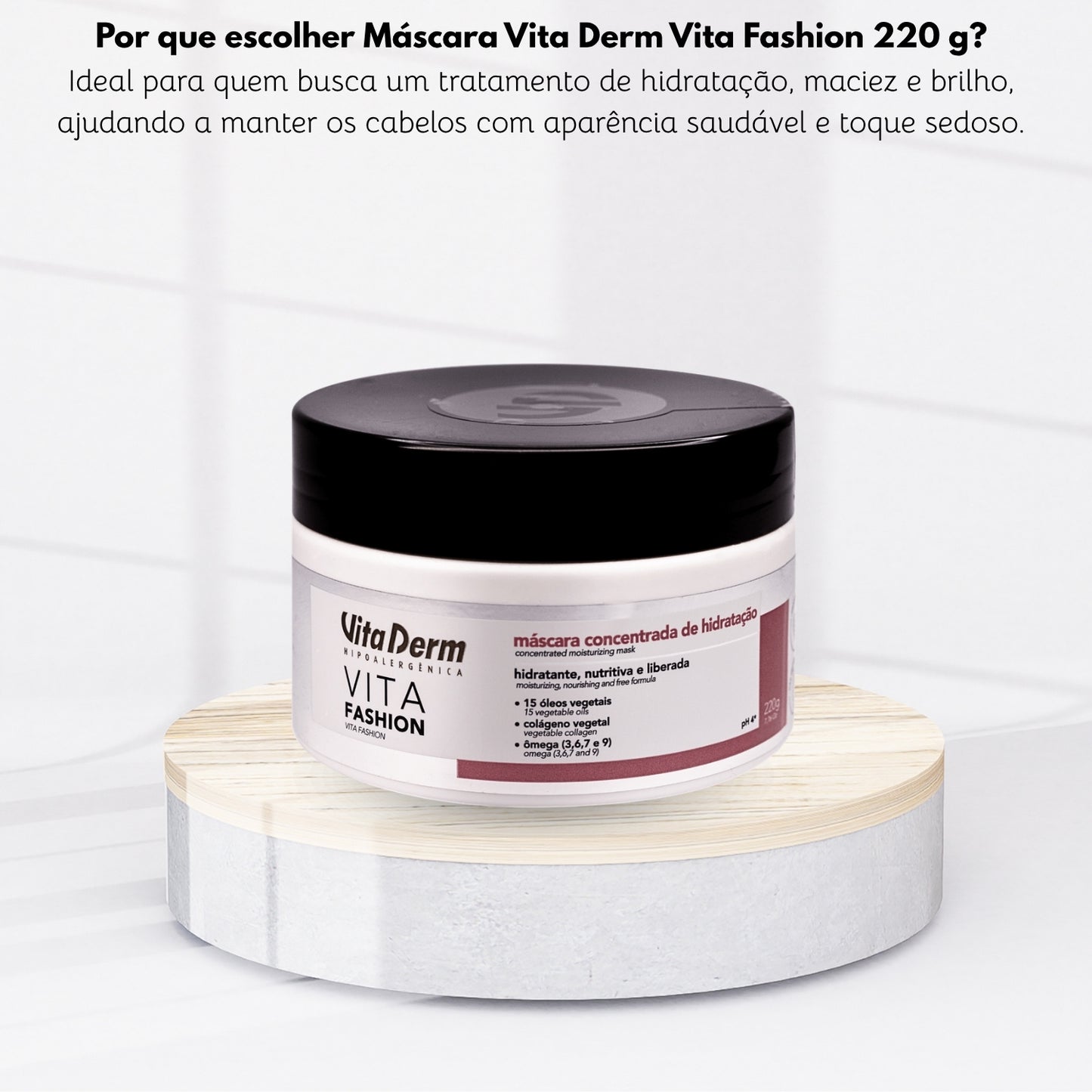 Máscara Vita Derm Vita Fashion 220 g