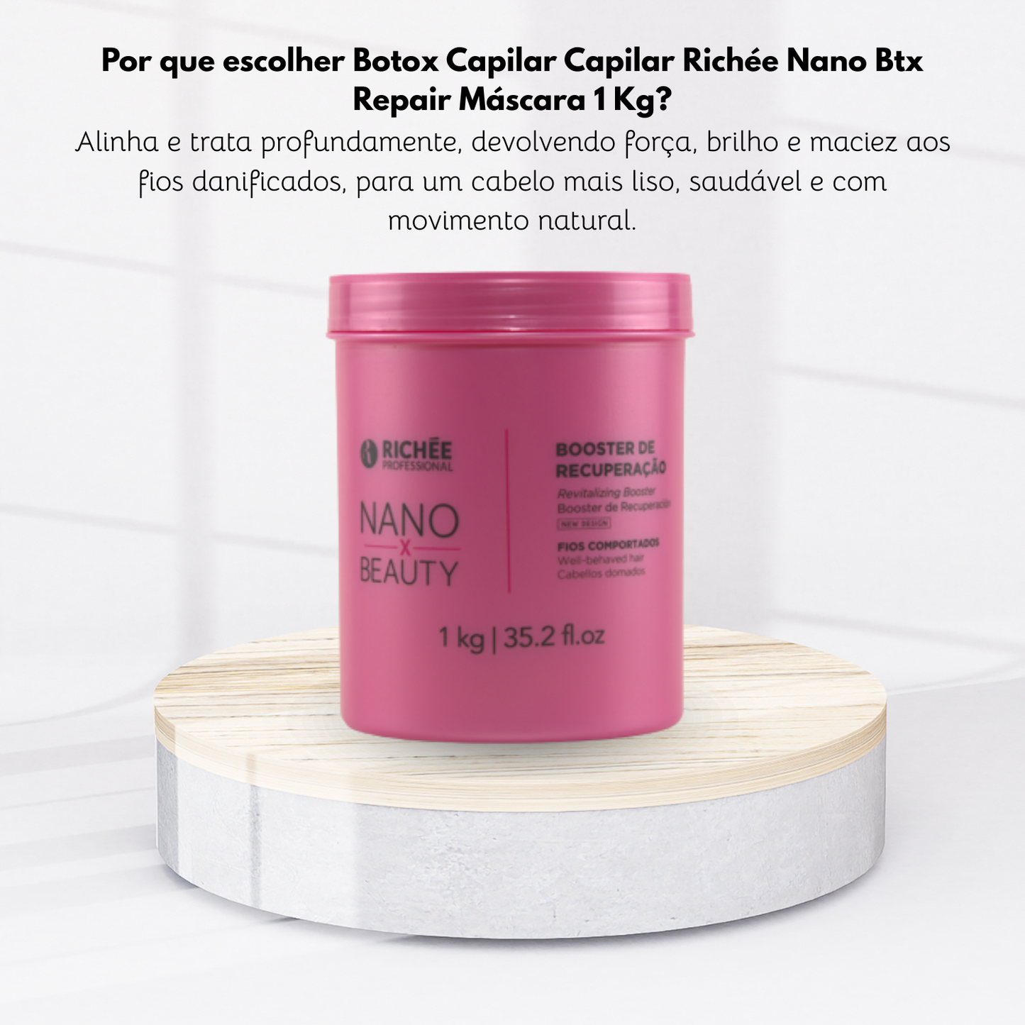 Botox Capilar Capilar Richée Nano Btx Repair Máscara 1 Kg