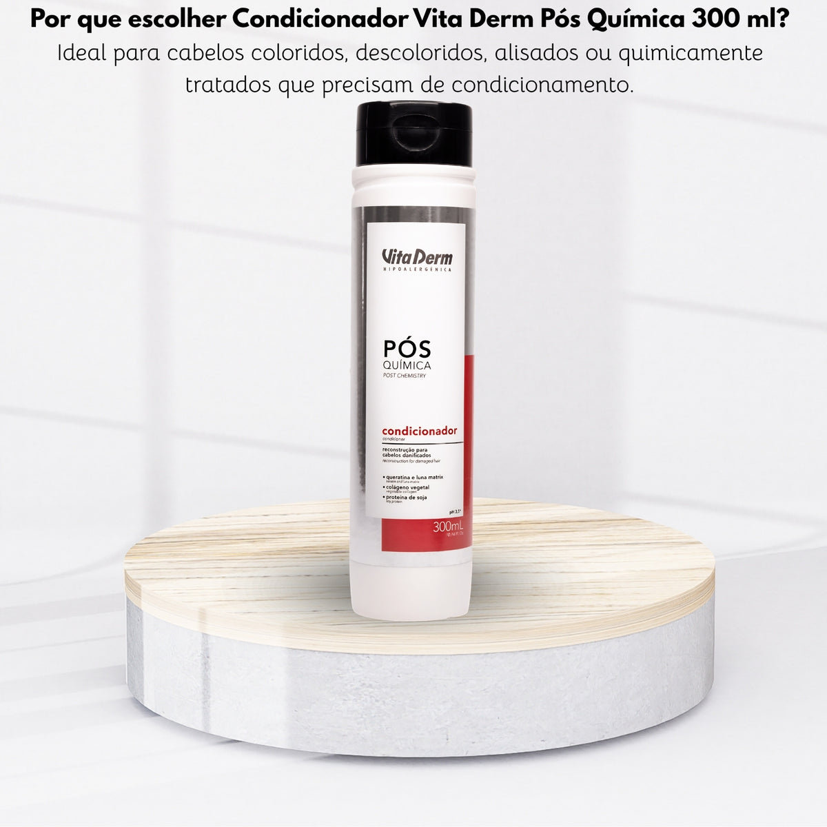 Condicionador Vita Derm Pós Química 300 ml