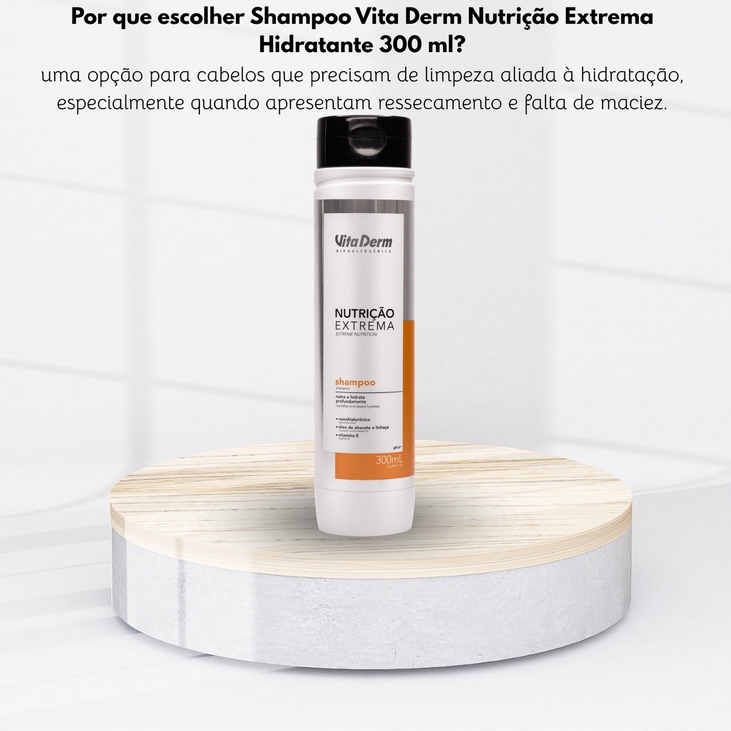 Shampoo Vita Derm Nutrição Extrema Shampoo Hidratante 300 ml