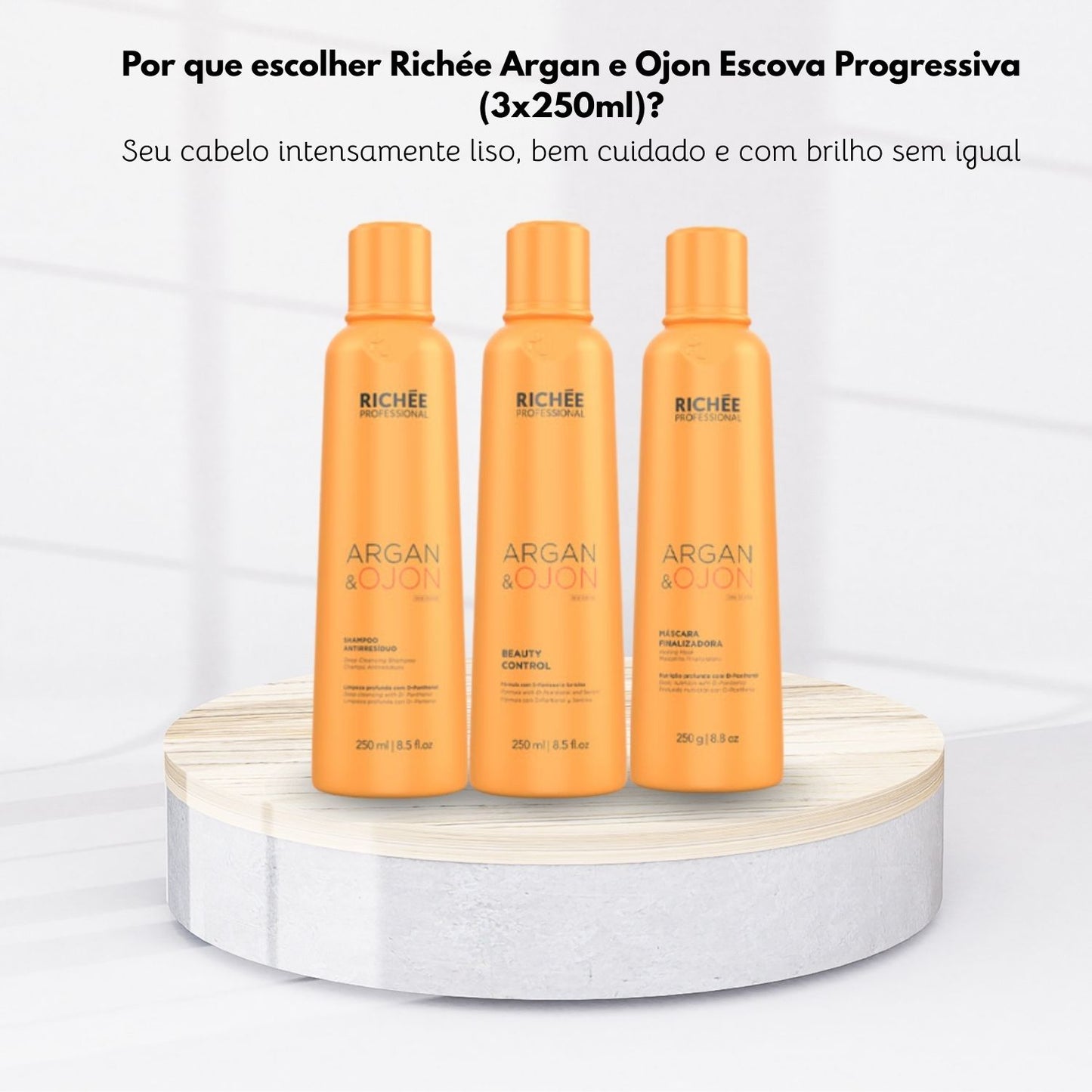 Progressiva Richée Argan e Ojon (3x250 ml)