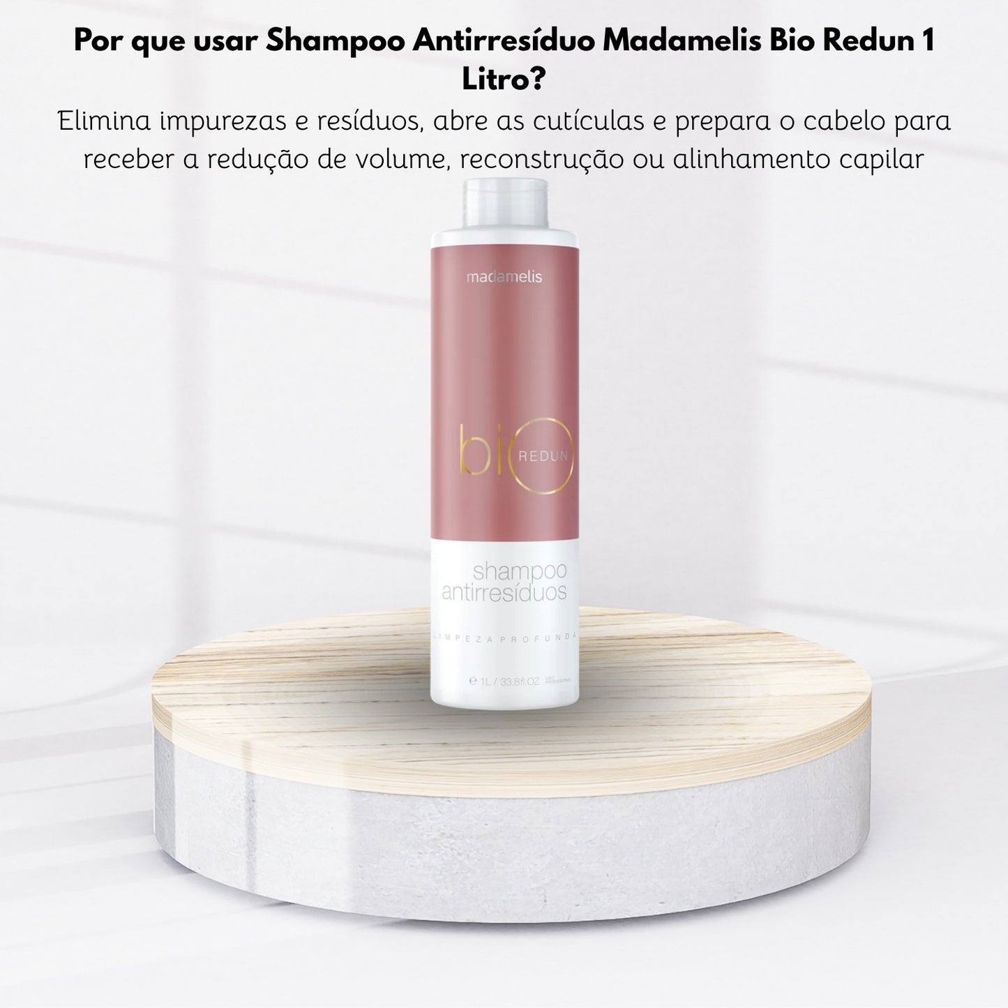 Shampoo Antirresíduo Madamelis Bio Redun 1 Litro