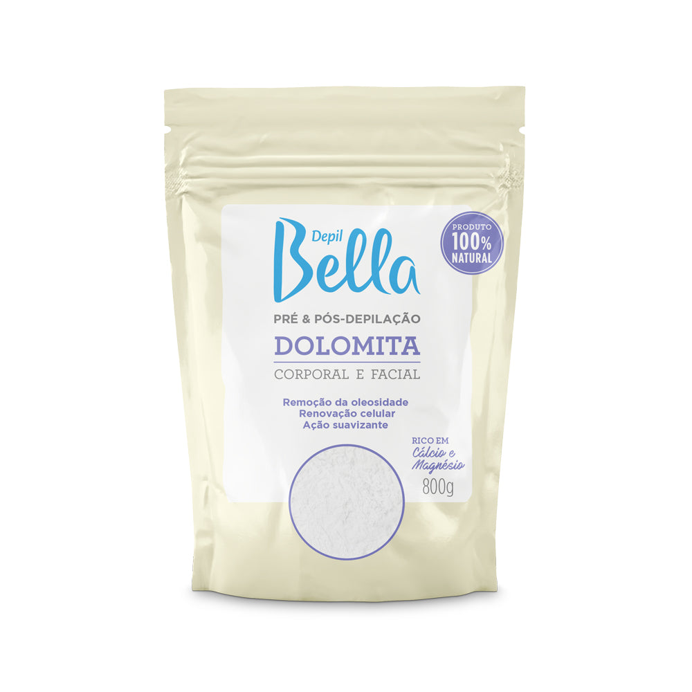 Depil Bella Pré e Pós Depilação Dolomite 800 g