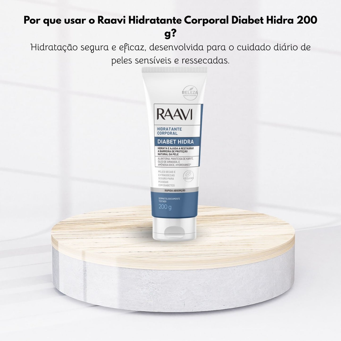 Raavi Hidratante Corporal Diabet Hidra 200 g