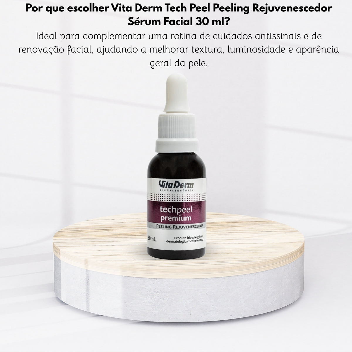 Vita Derm Tech Peel Peeling Rejuvenescedor Sérum Facial 30 ml