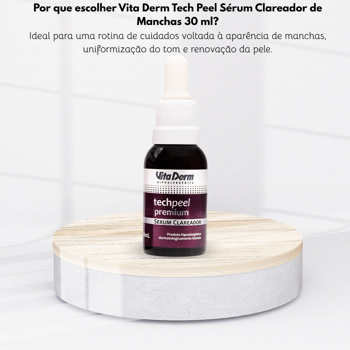 Vita Derm Tech Peel Sérum Clareador de Manchas 30 ml