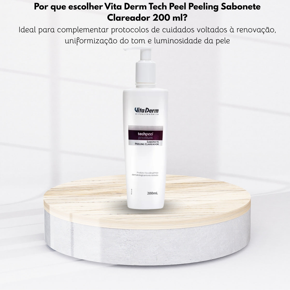 Vita Derm Tech Peel Peeling Sabonete Clareador 200 ml