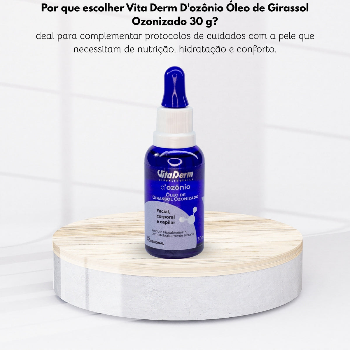 Vita Derm D'ozônio Óleo de Girassol Ozonizado 30 g
