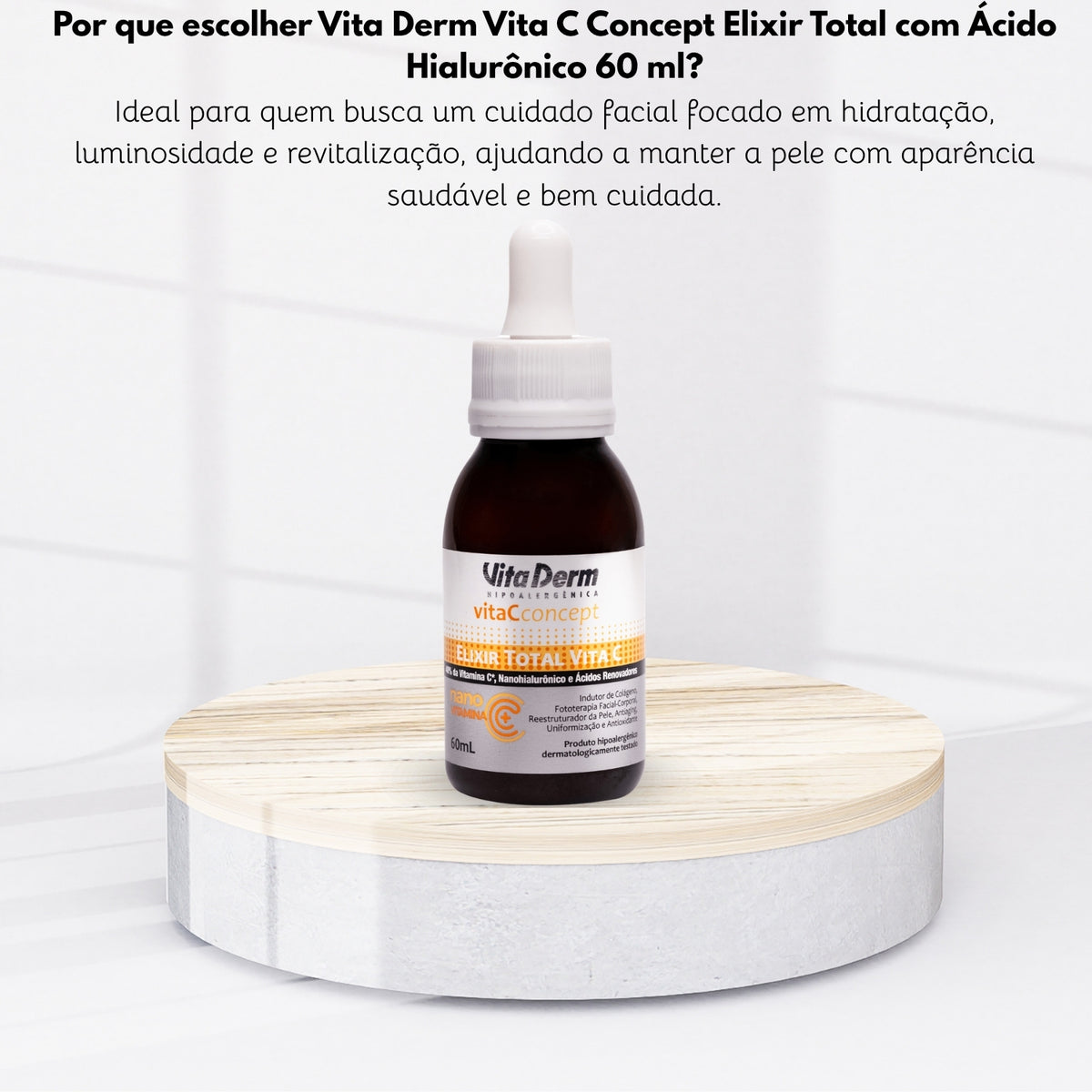 Vita Derm Vita C Concept Elixir Total com Ácido Hialurônico 60 ml