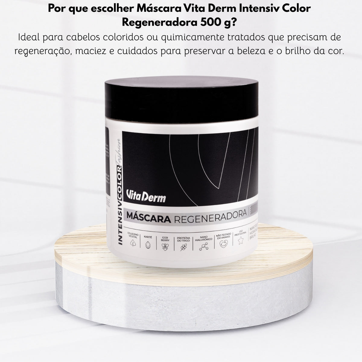 Máscara Vita Derm Intensiv Color Regeneradora 500 g