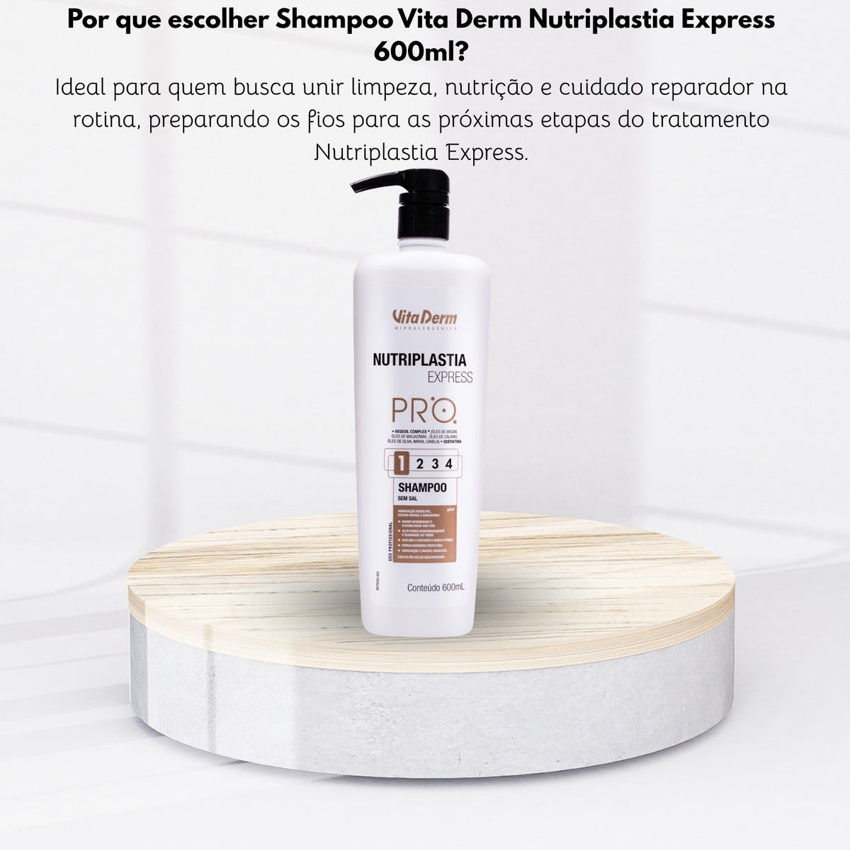 Shampoo Vita Derm Nutriplastia Express 600 ml
