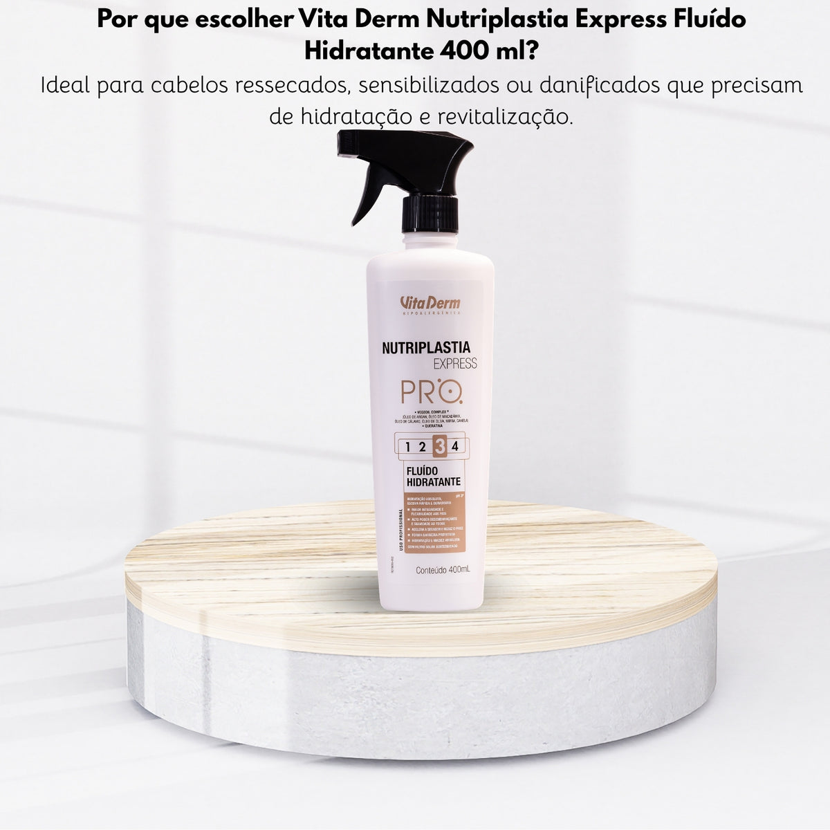 Vita Derm Nutriplastia Express Fluído Hidratante 400 ml
