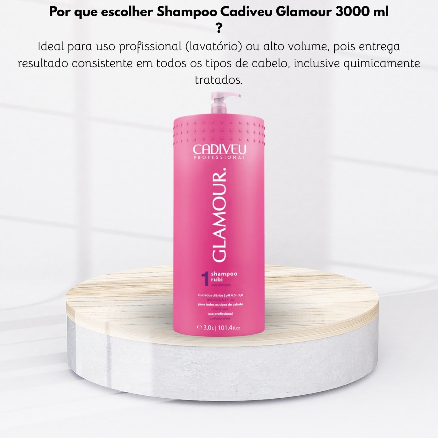 Shampoo Cadiveu Glamour 3000 ml