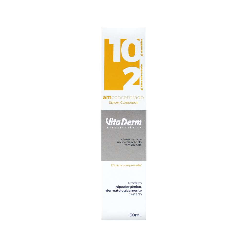 Vita Derm AM Concentrado Sérum Uniformizador com Ácido Hialurônico 30 ml
