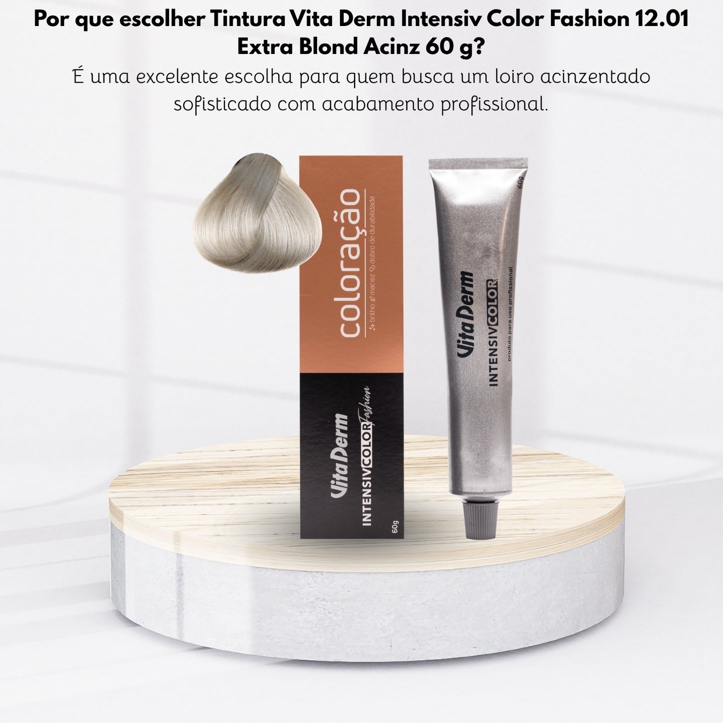 Tintura Vita Derm Intensiv Color Fashion 12.01 Extra Blond Acinz 60 g