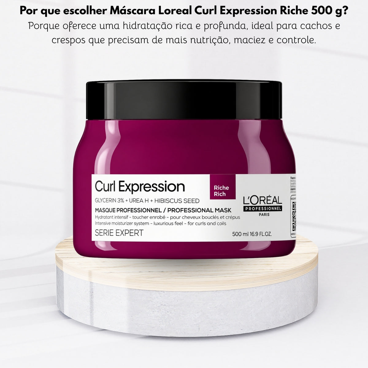 Máscara Loreal Curl Expression Riche 500 g
