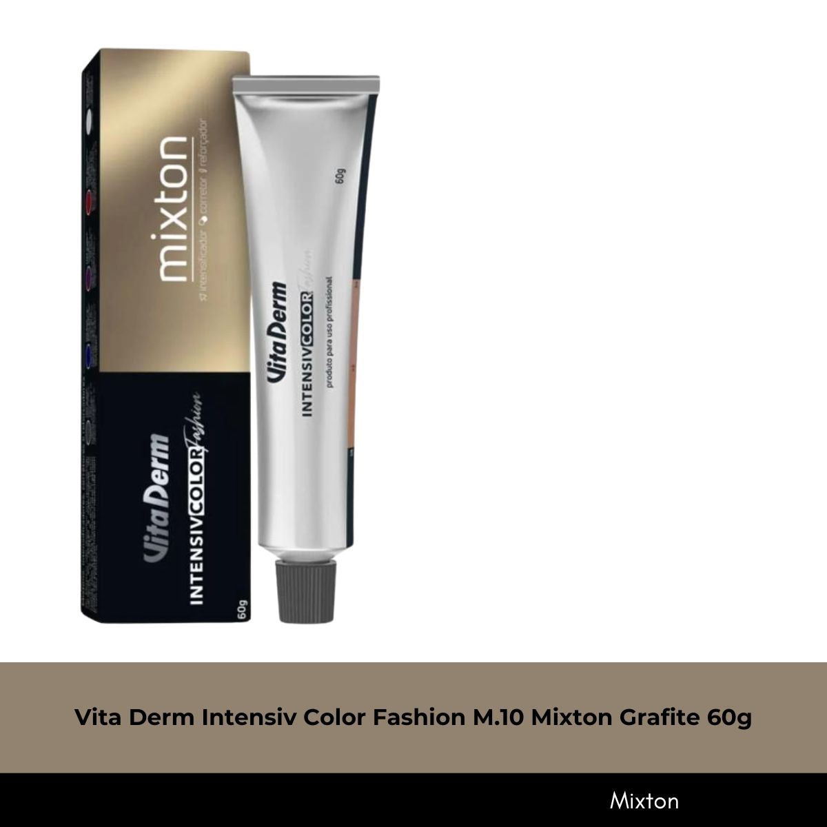 Tintura Vita Derm Intensiv Color Fashion M.10 Mixton Grafite 60 g