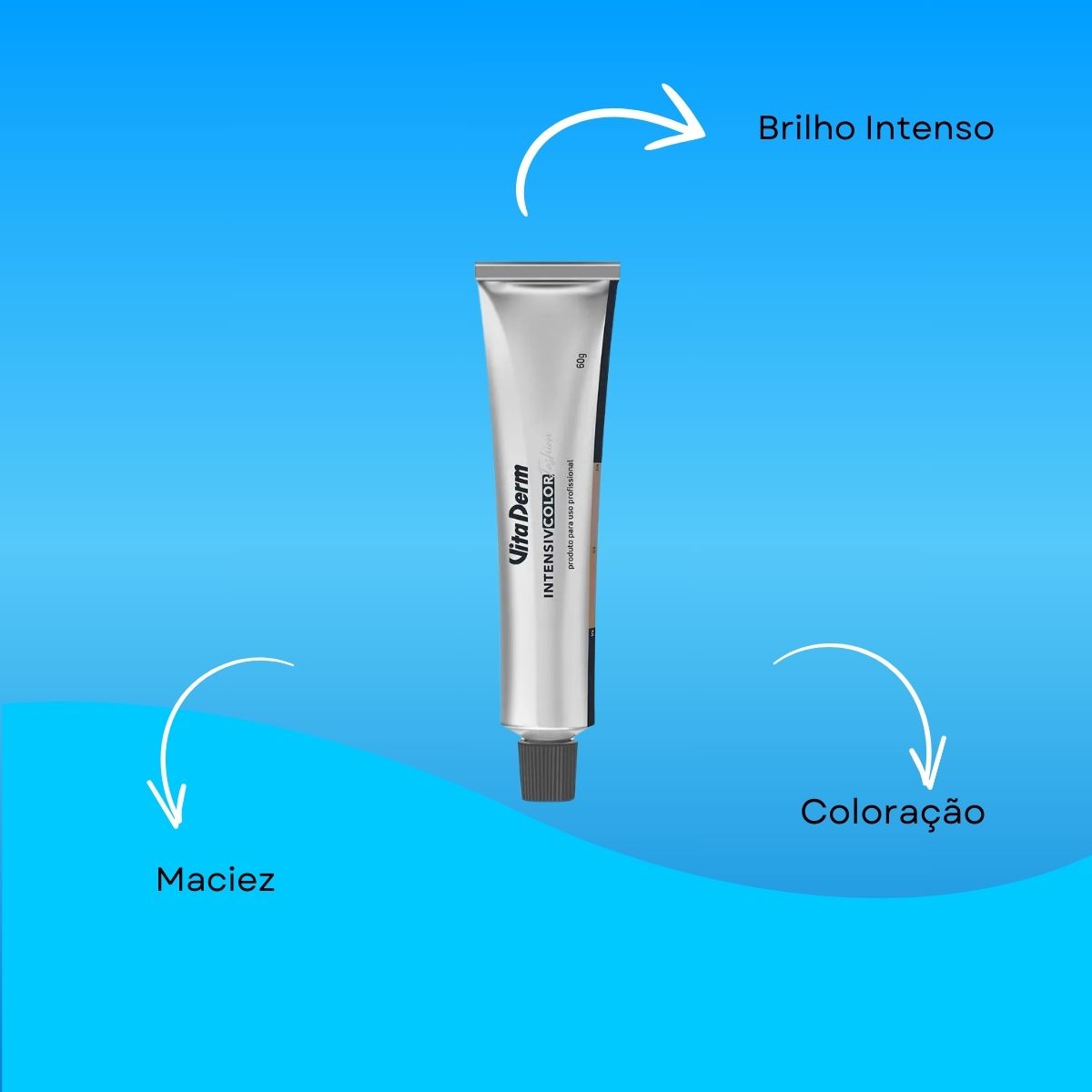Tintura Vita Derm Intensiv Color Fashion 10.0 Louro Clarissomo 60 g
