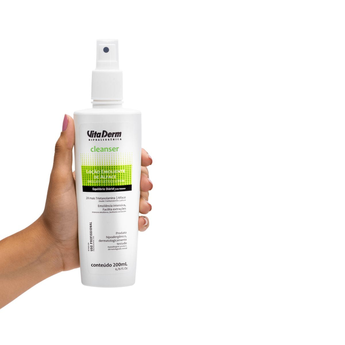 Vita Derm Cleanser Emoliente Loção Hidratante Facial 200 ml