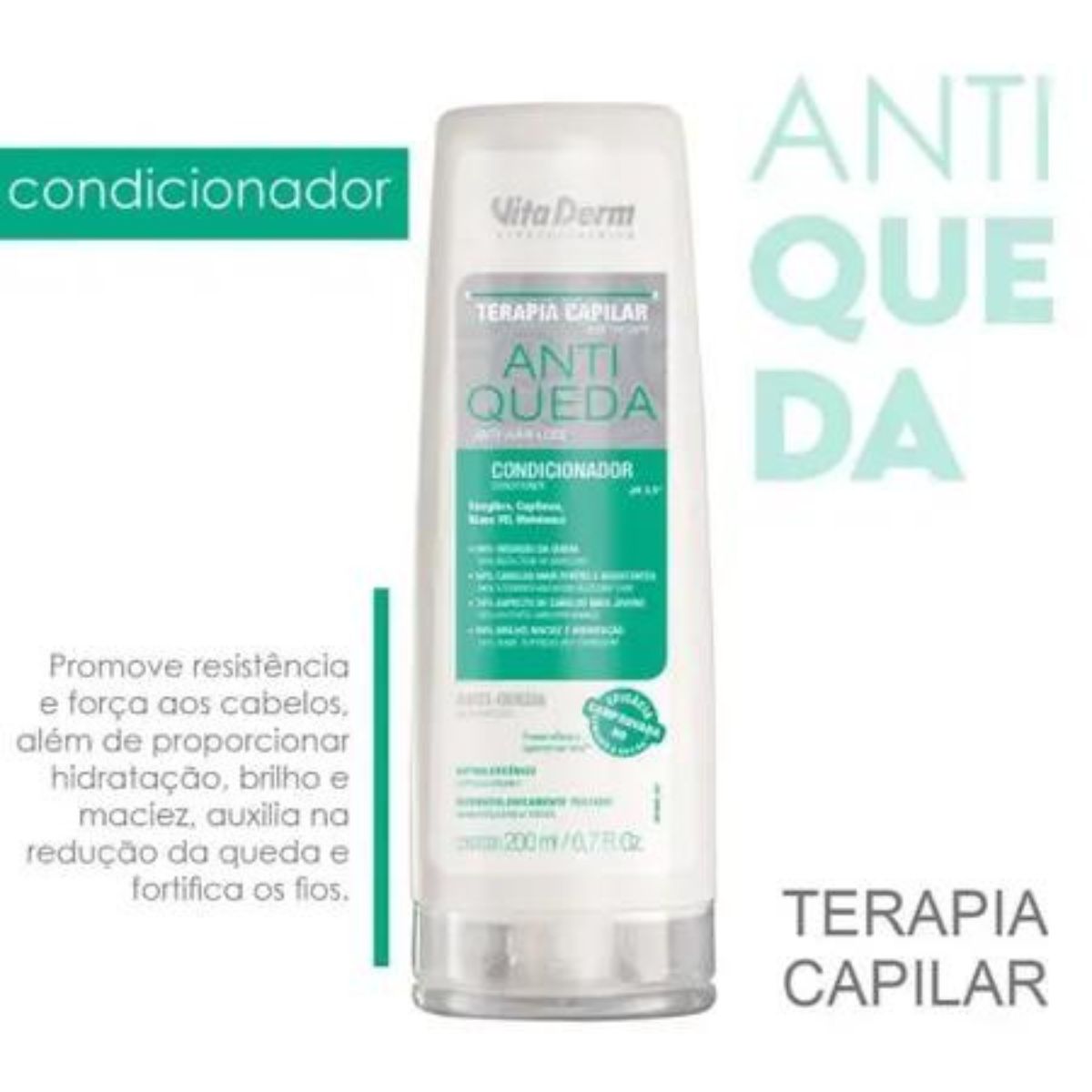 Condicionador Vita Derm Terapia Capilar Antiqueda 200 ml