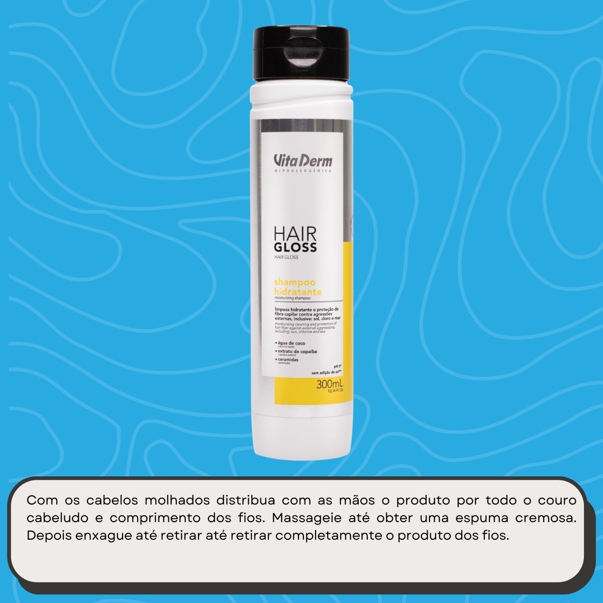 Shampoo Vita Derm Hair Gloss 300 ml