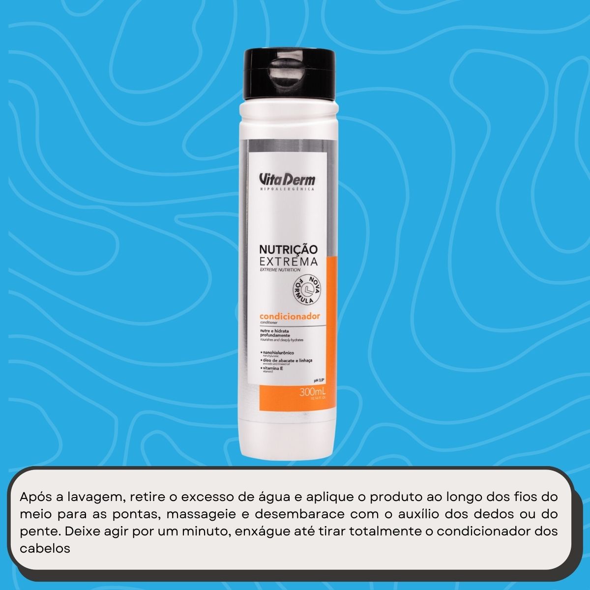Condicionador Vita Derm Nutrição Extrema 300 ml