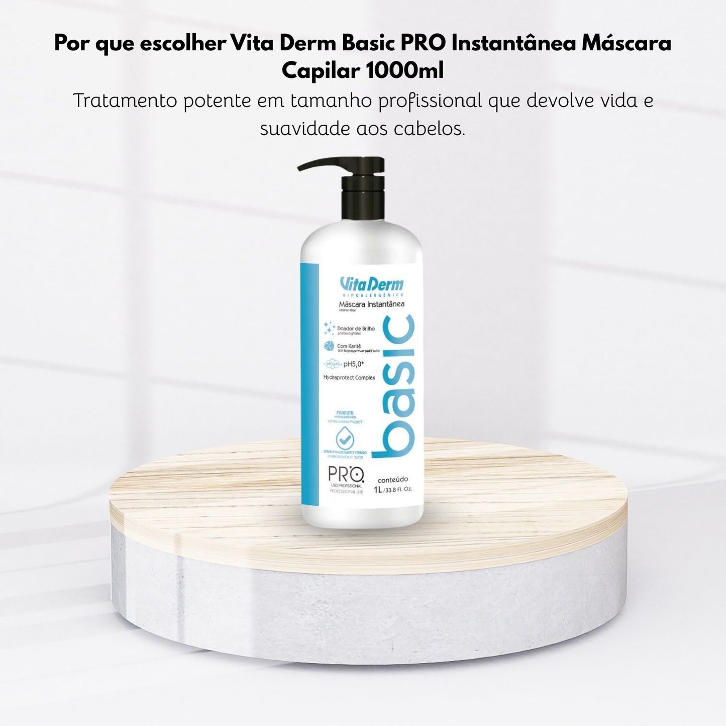 Máscara Vita Derm Basic PRO Instantânea 1 Litro