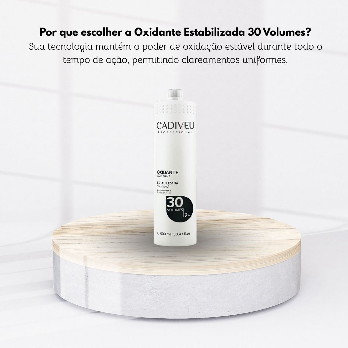 Agua Oxigenada Cadiveu Ox 30 Volumes 900 ml