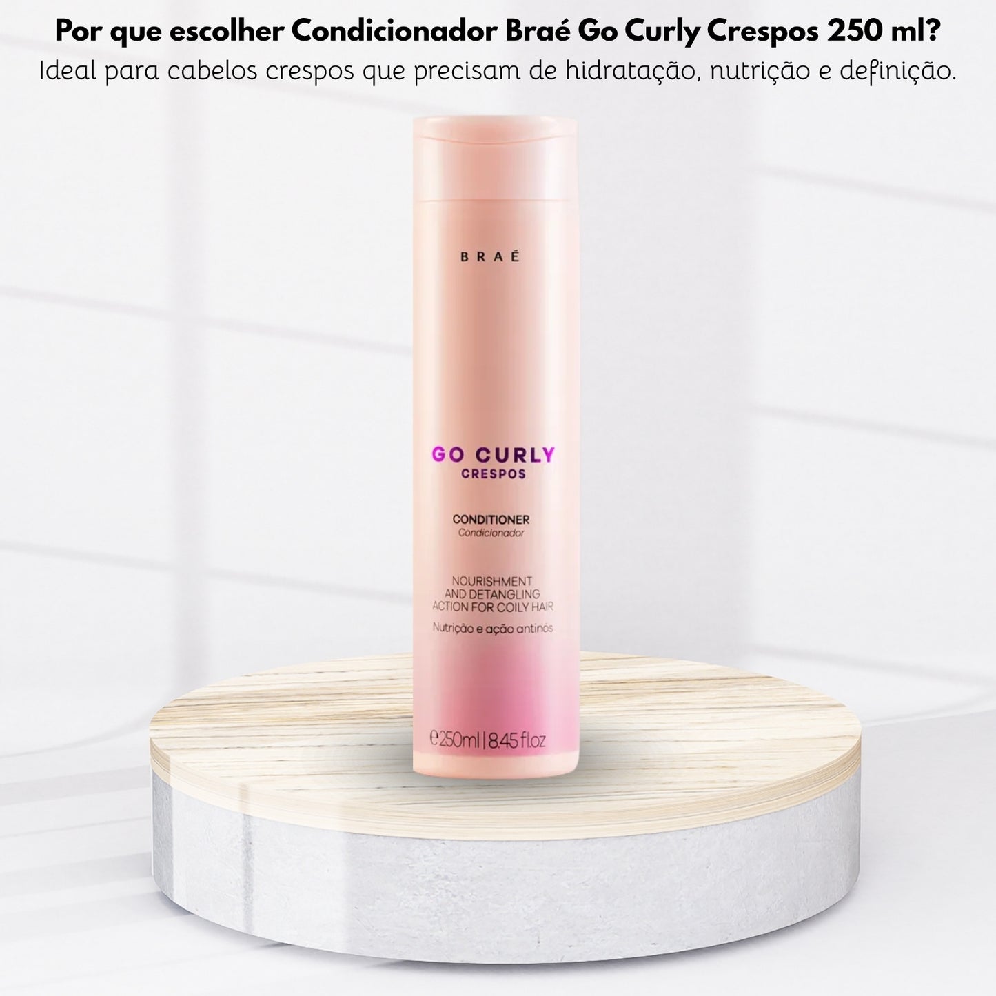 Condicionador Braé Go Curly Crespos 250 ml