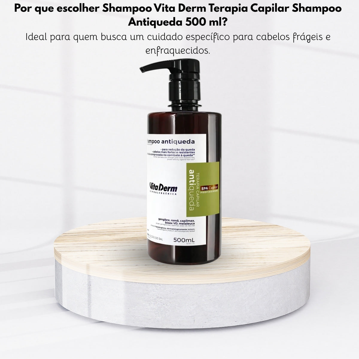 Shampoo Vita Derm Terapia Capilar Shampoo Antiqueda 500 ml