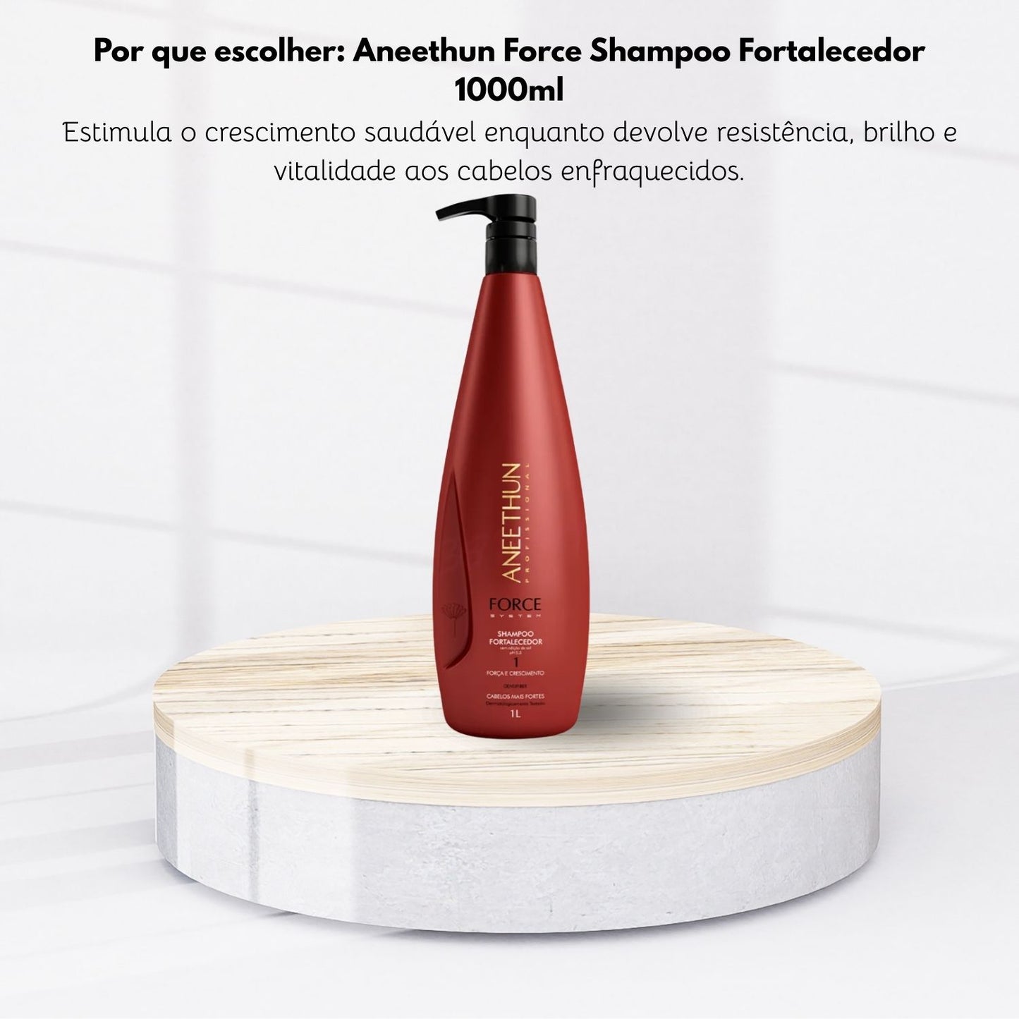 Shampoo Aneethun Force Fortalecedor 1 Litro