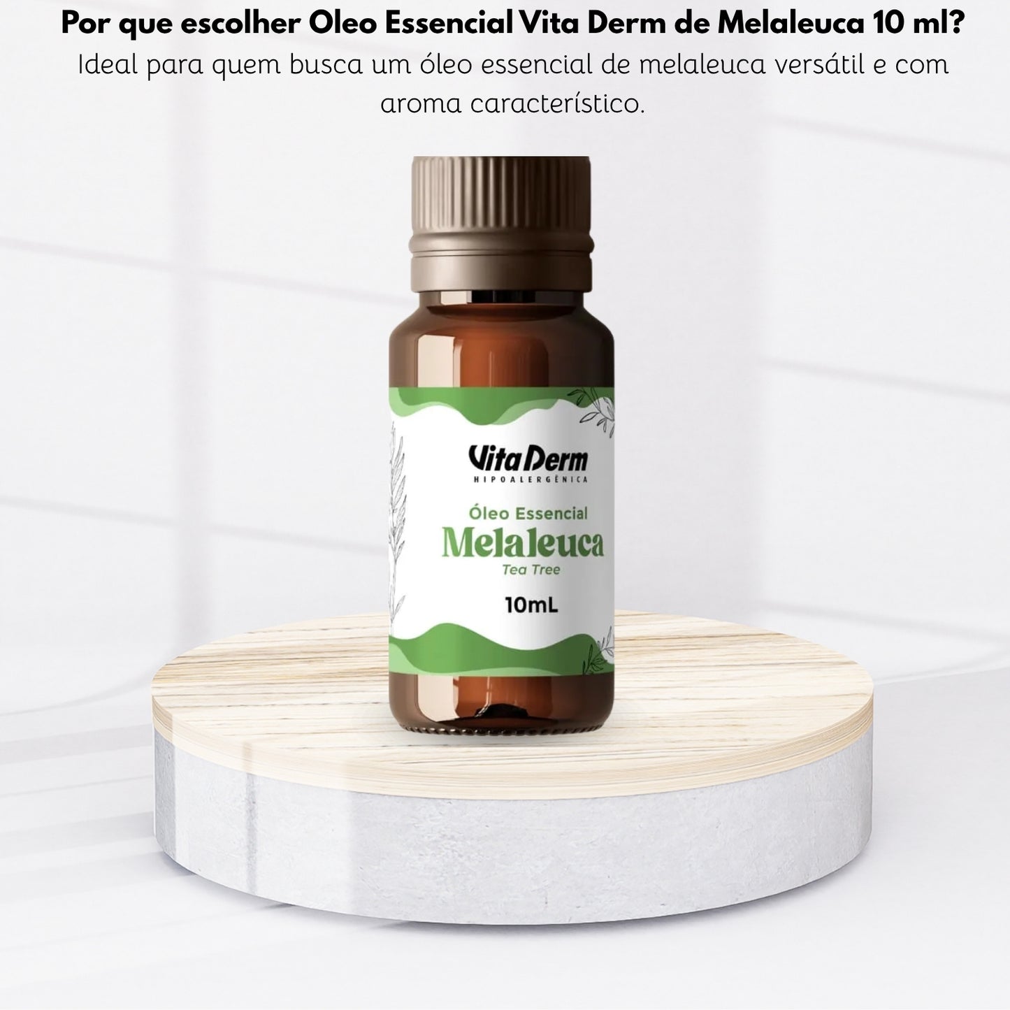 Oleo Essencial Vita Derm de Melaleuca 10 ml