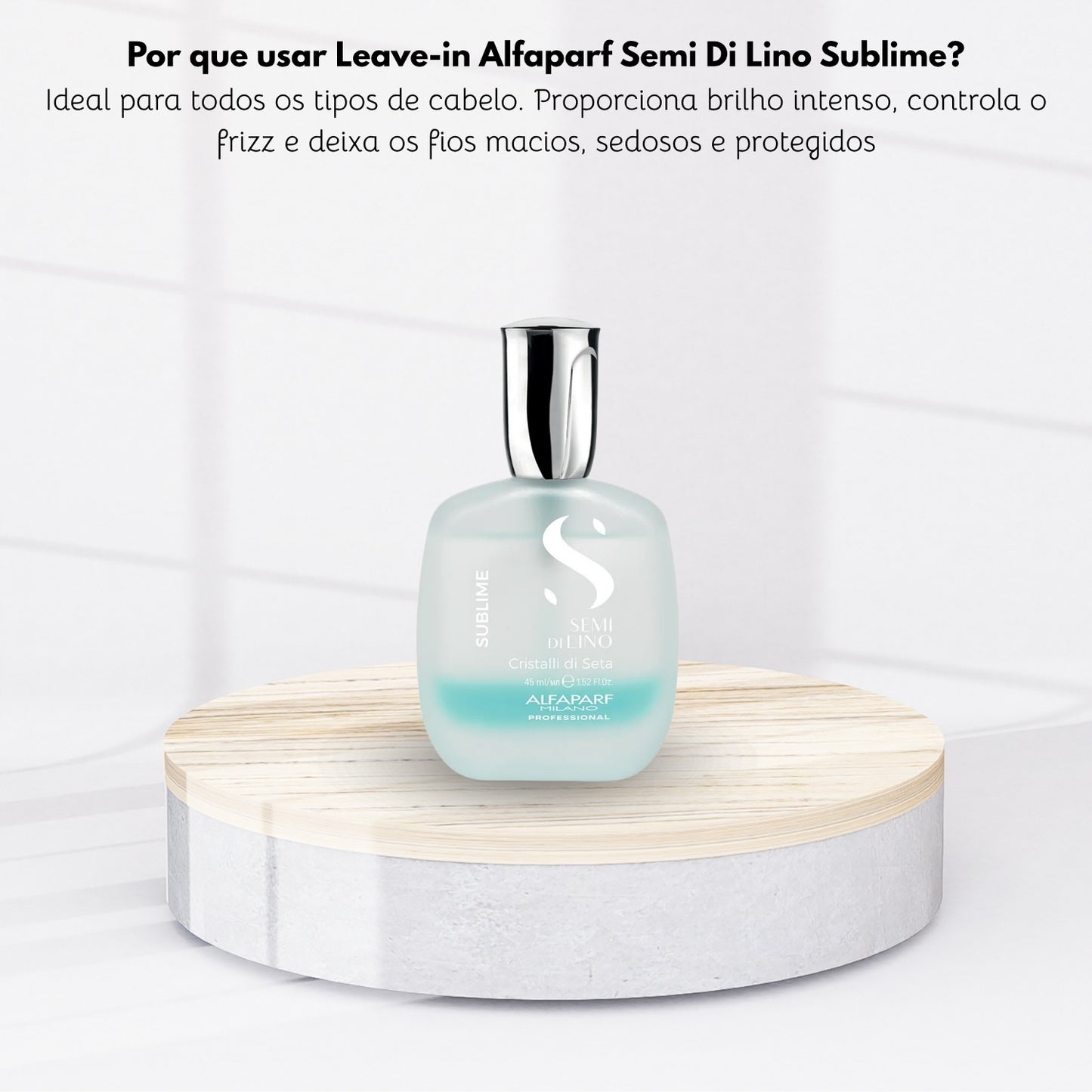 Leave-in Alfaparf Semi di Lino Sublime Cristalli di Seta 45 ml