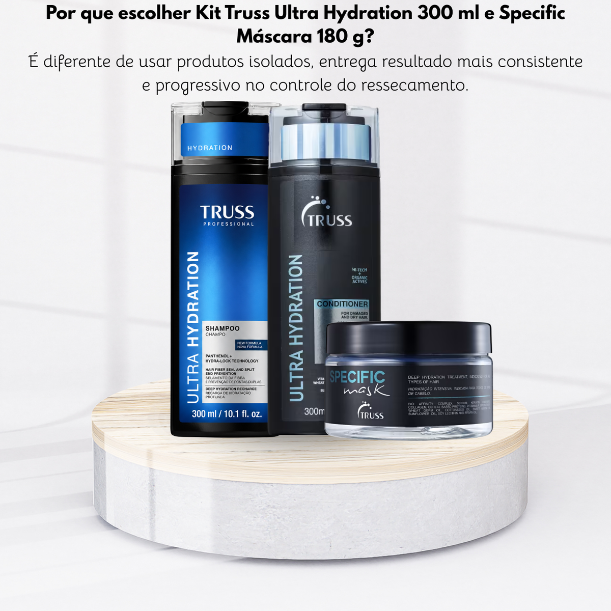 Kit Truss Ultra Hydration 300 ml e Specific Máscara 180 g