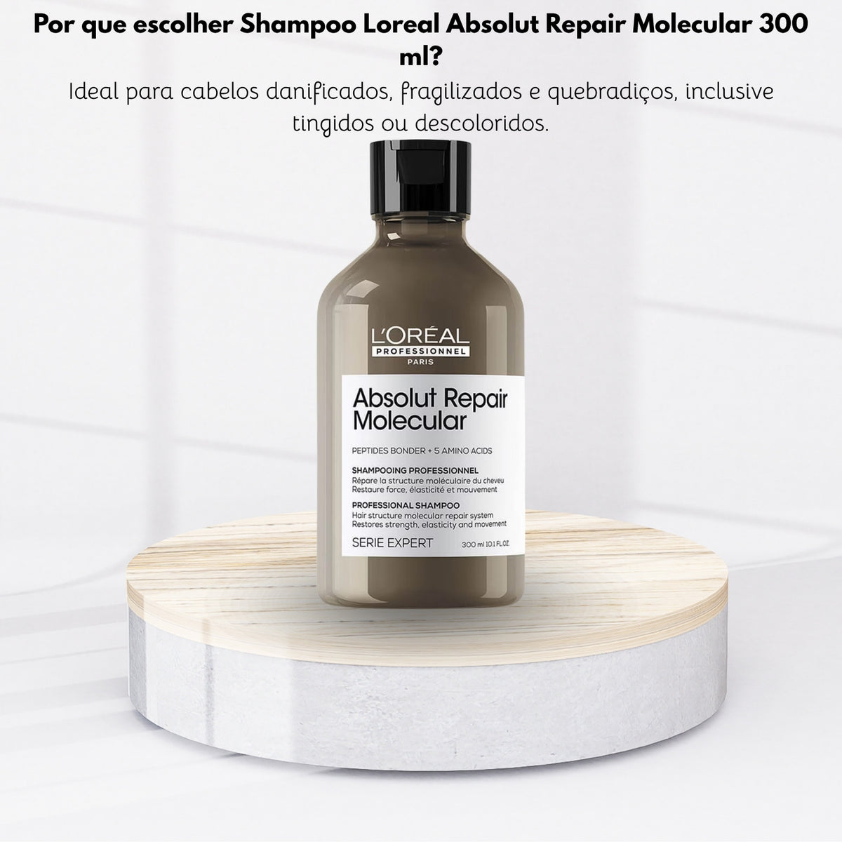 Shampoo Loreal Absolut Repair Molecular 300 ml