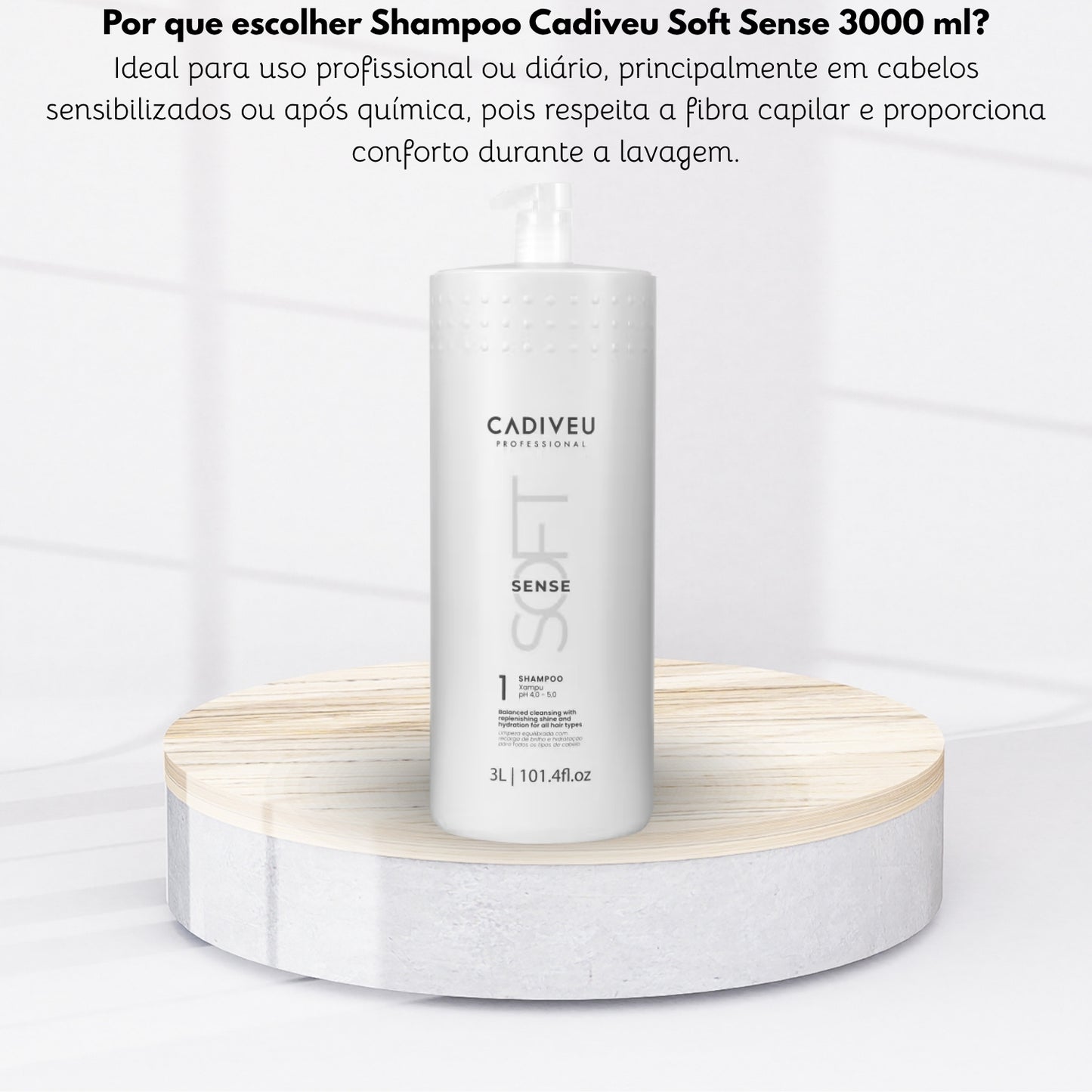 Shampoo Cadiveu Soft Sense 3000 ml