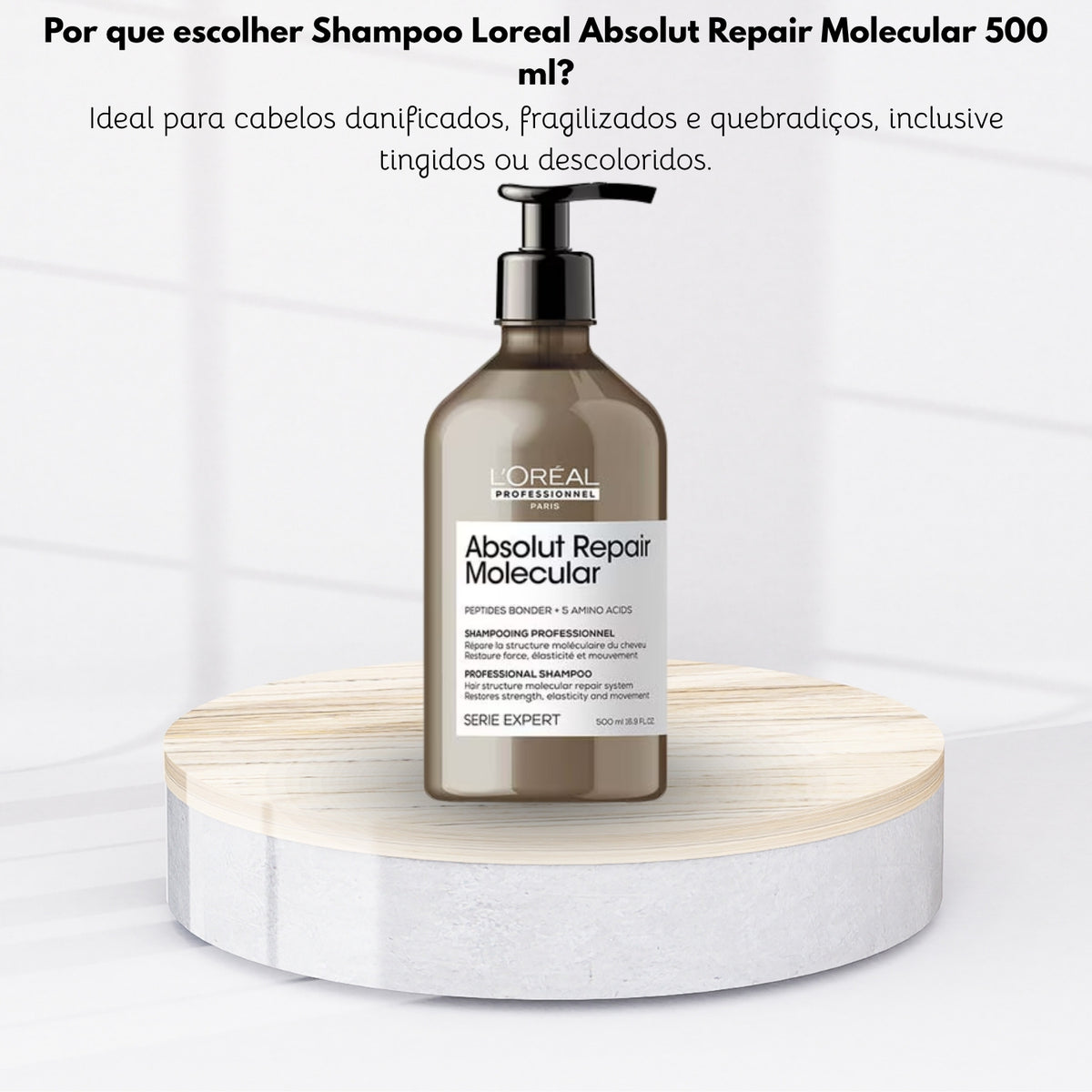 Shampoo Loreal Absolut Repair Molecular 500 ml