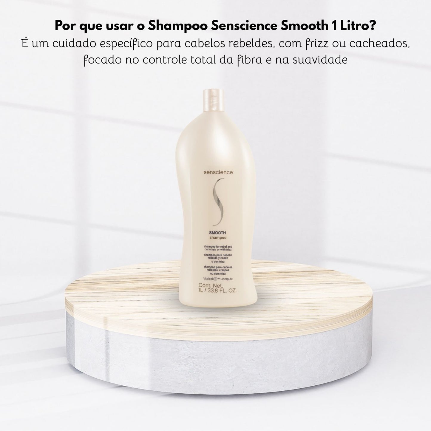 Shampoo Senscience Smooth 1 Litro