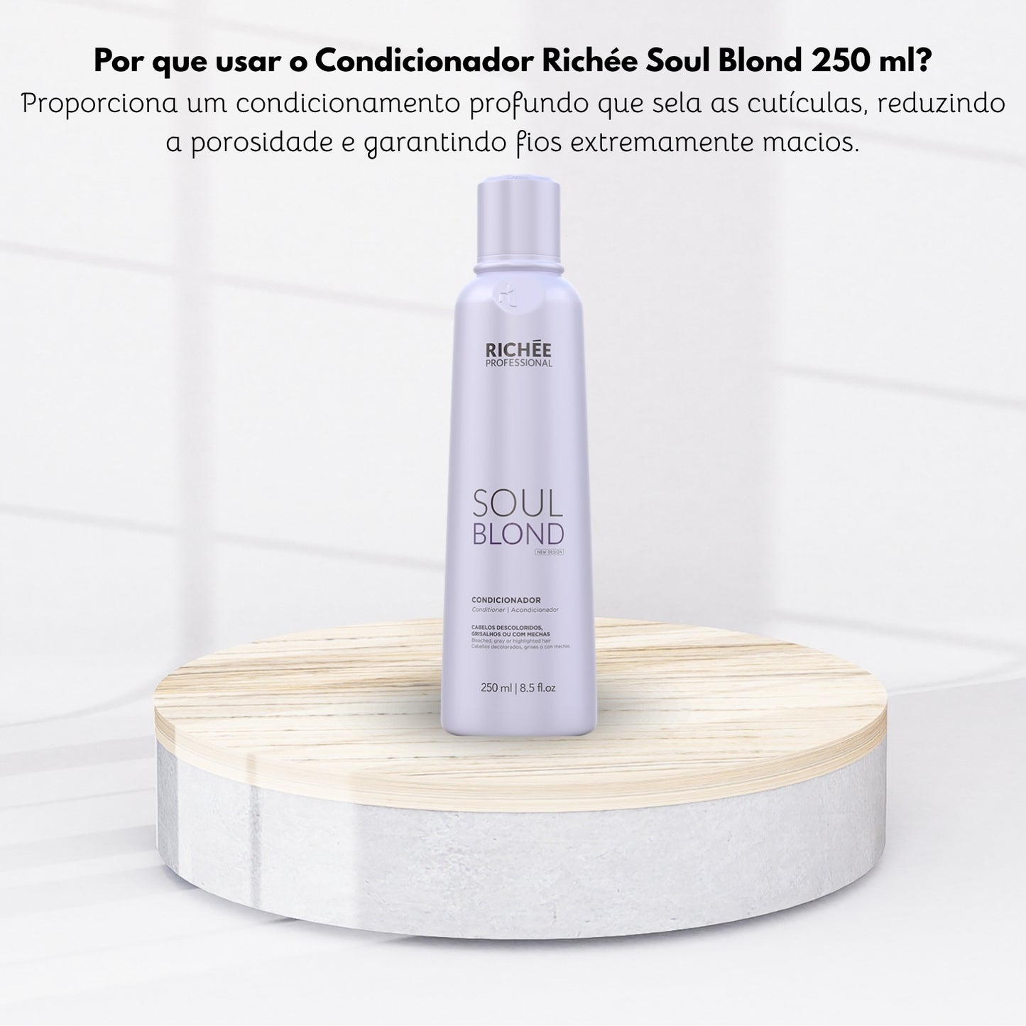 Condicionador Richée Soul Loira Desamarelador 250 ml