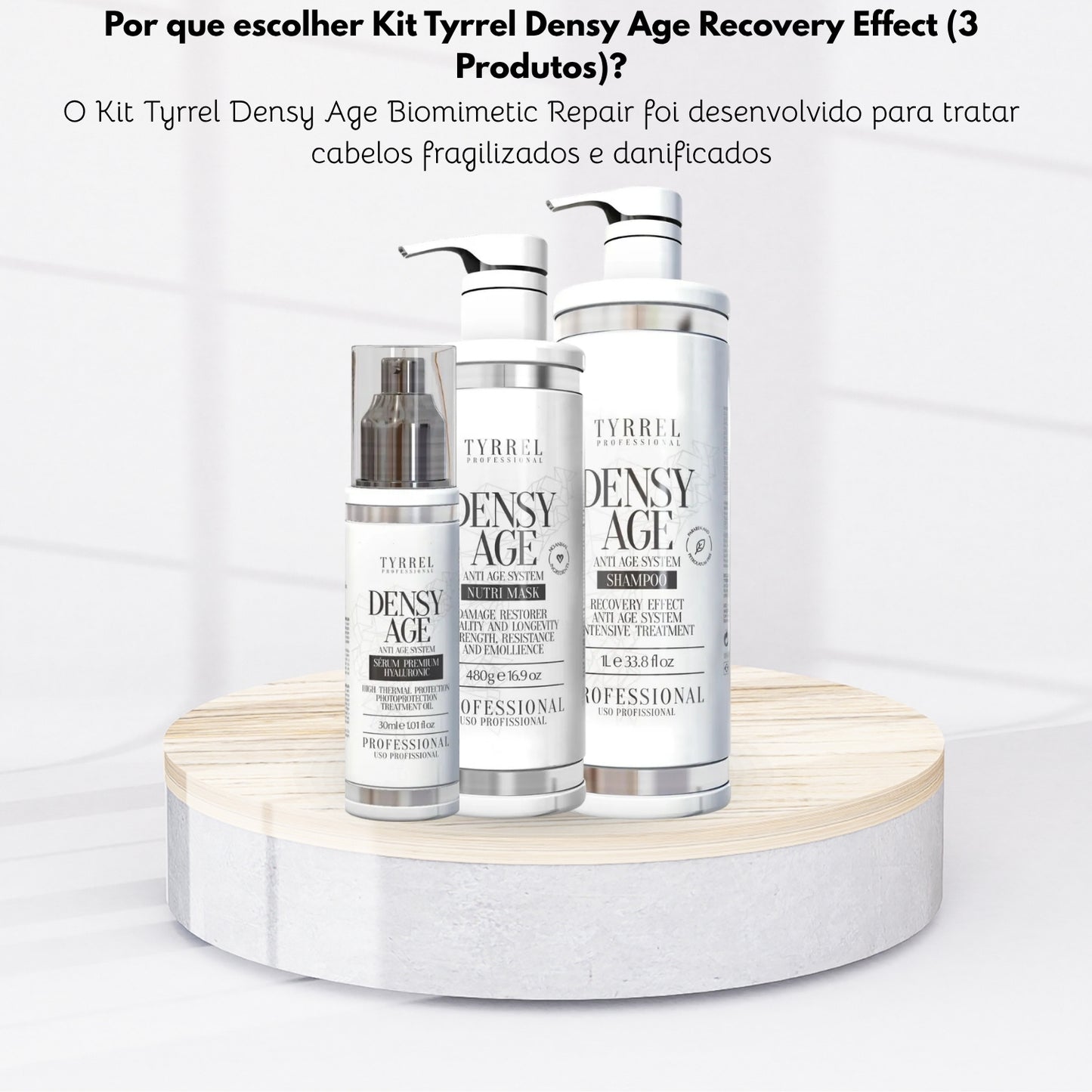 Kit Tyrrel Densy Age Recovery Effect (3 Produtos)