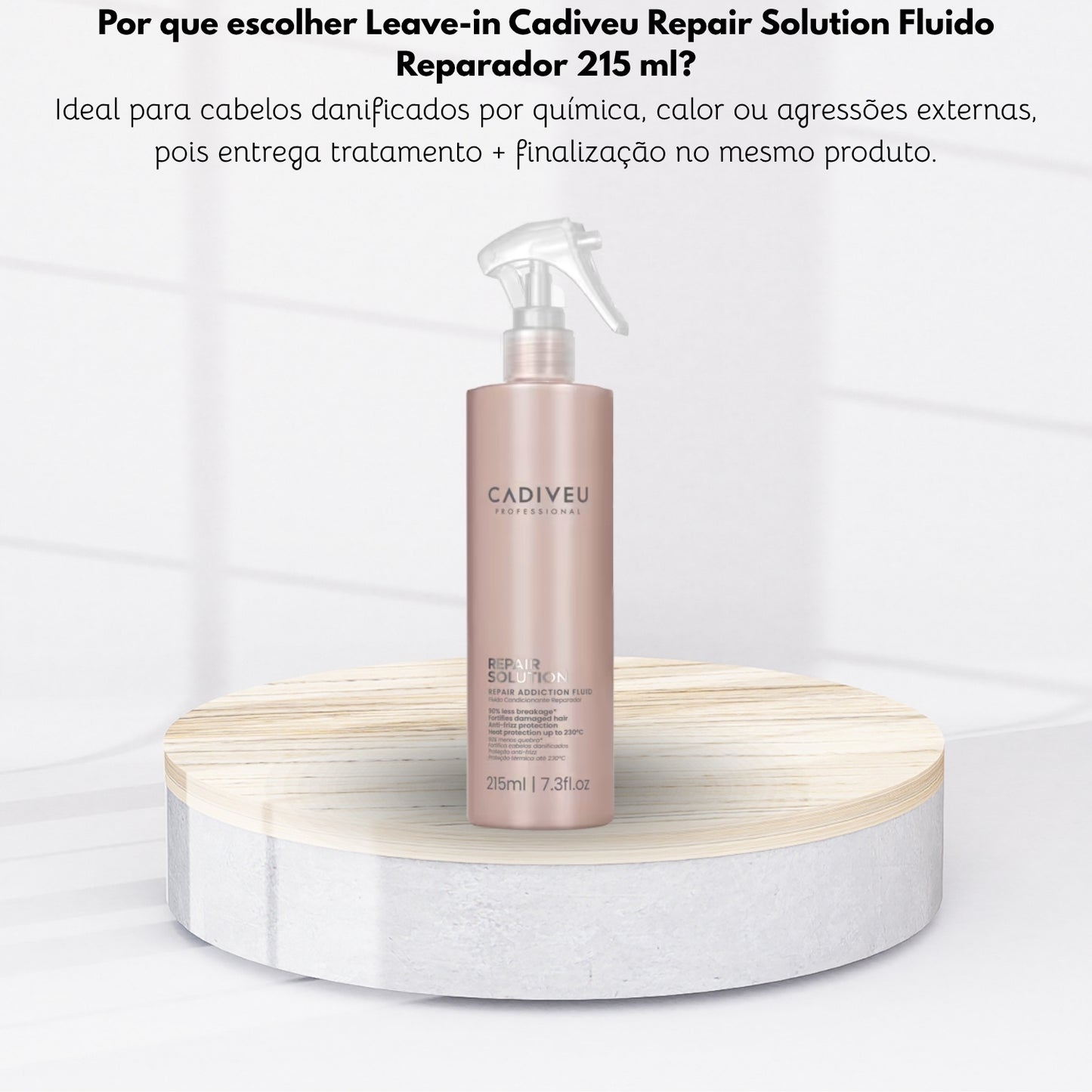 Leave-in Cadiveu Repair Solution Fluido Reparador 215 ml