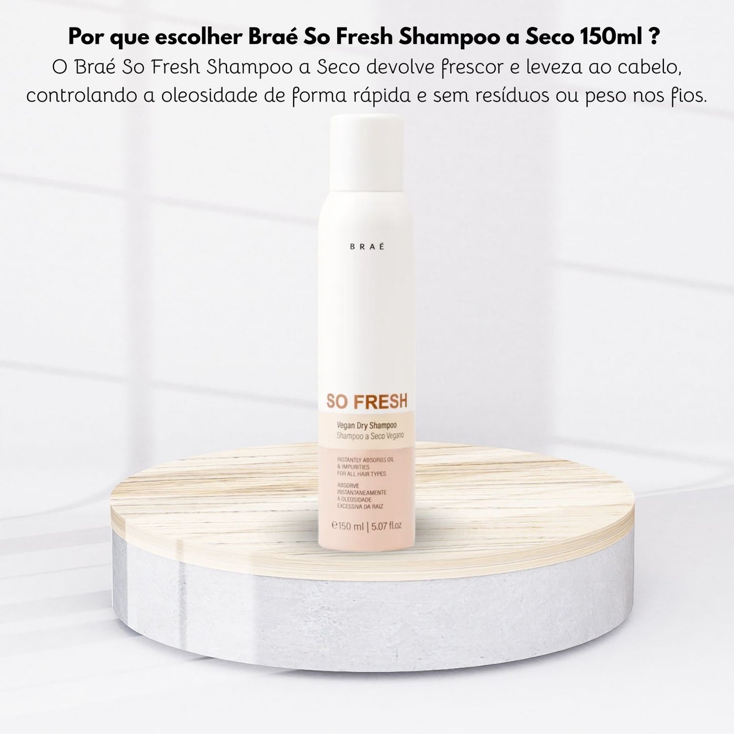Shampoo Braé So Fresh Shampoo a Seco 150 ml