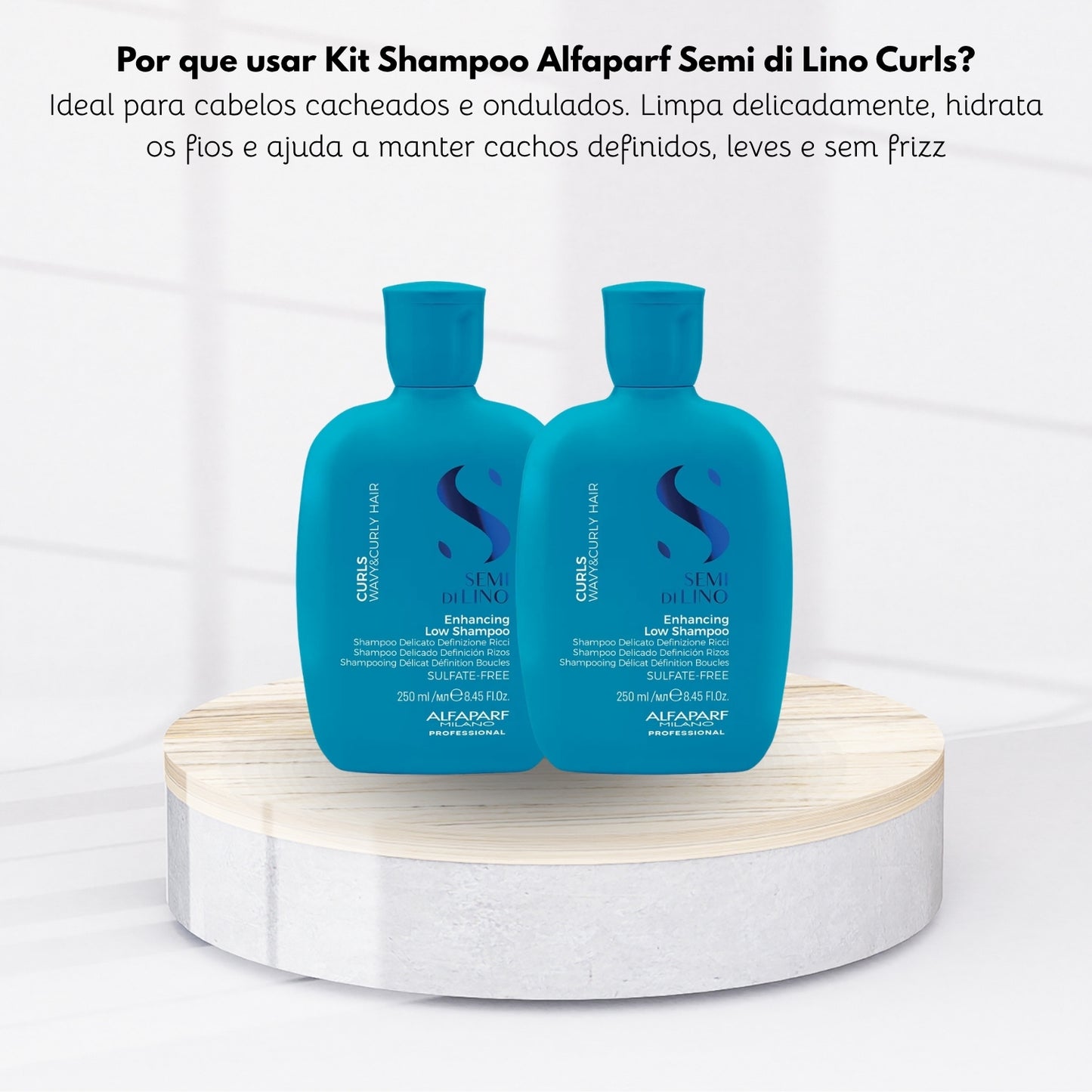 Kit Alfaparf Semi di Lino Curls 2 Shampoo 250 ml