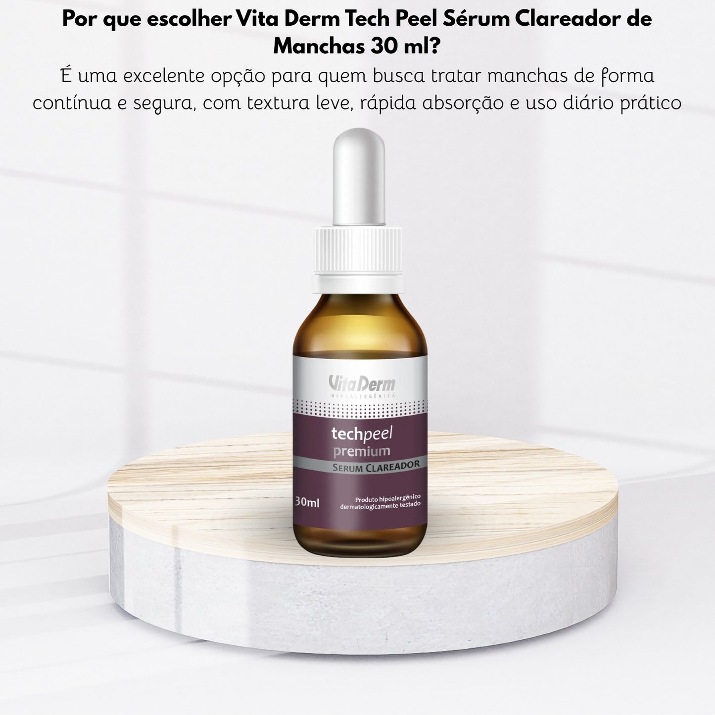 Vita Derm Tech Peel Sérum Clareador de Manchas 30 ml