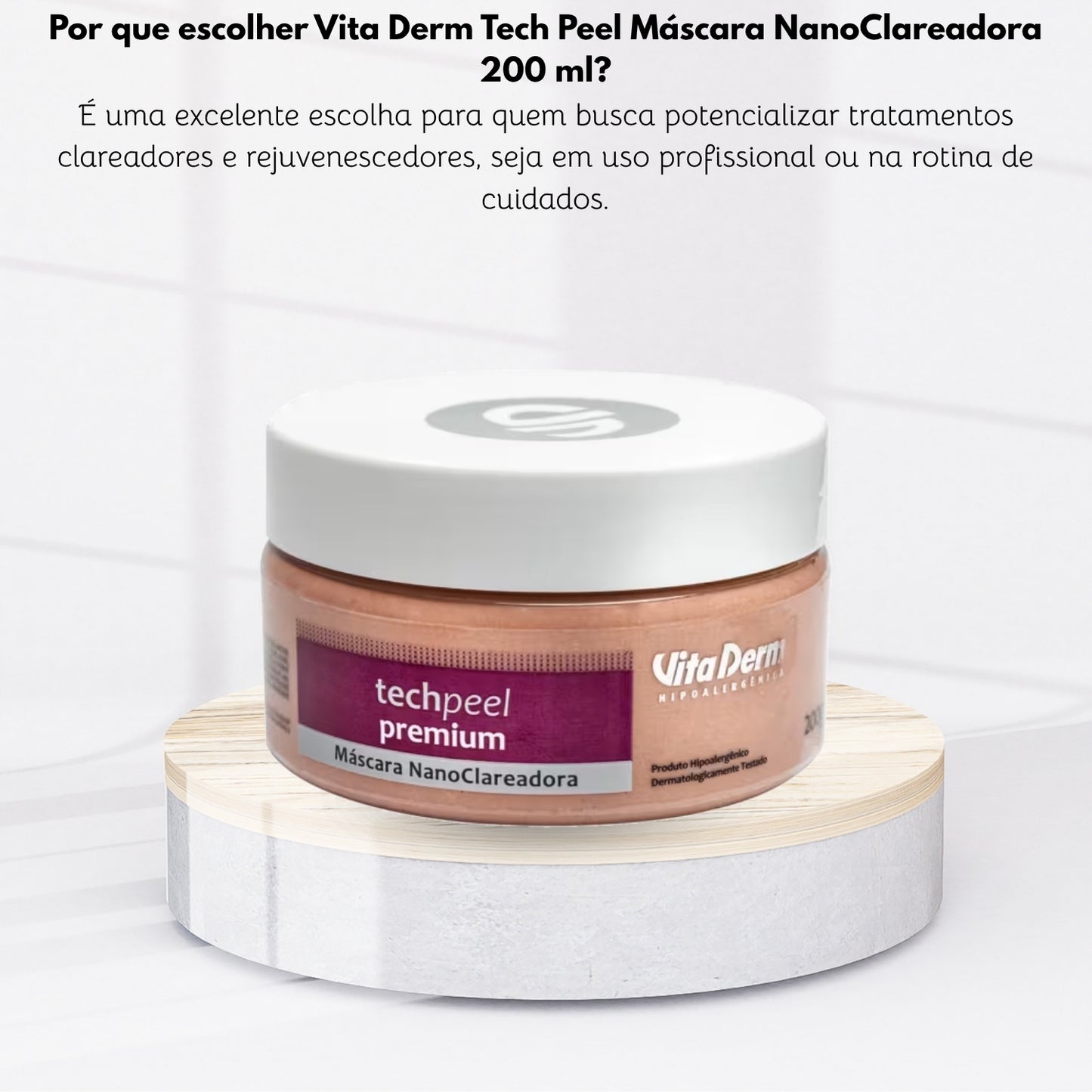 Vita Derm Tech Peel Máscara NanoClareadora 200 ml