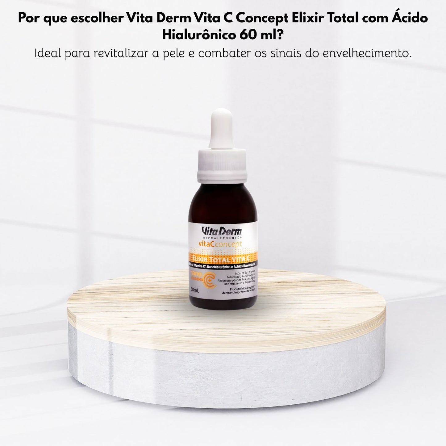 Vita Derm Vita C Concept Elixir Total com Ácido Hialurônico 60 ml