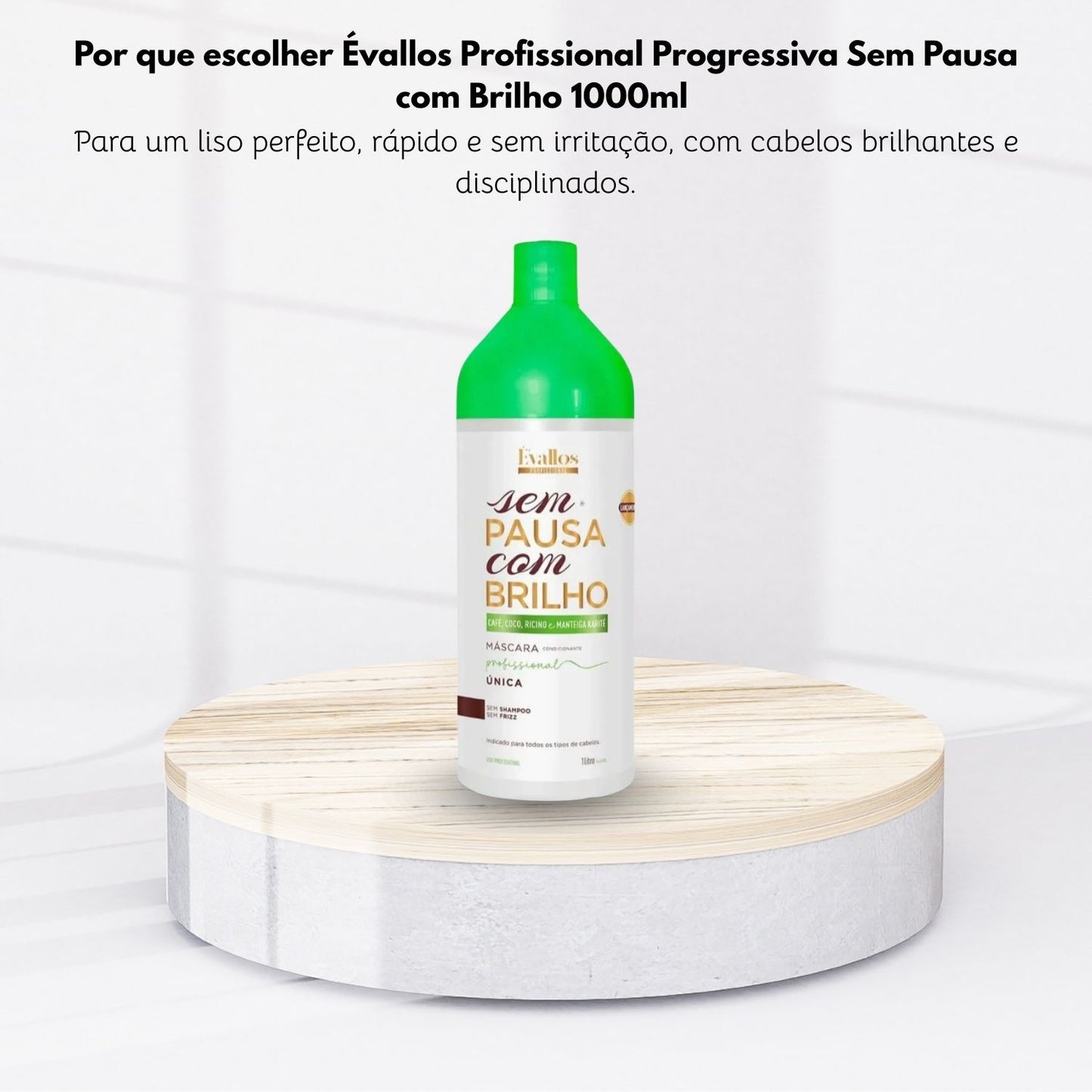 Progressiva Évallos Sem Pausa com Brilho 1 Litro
