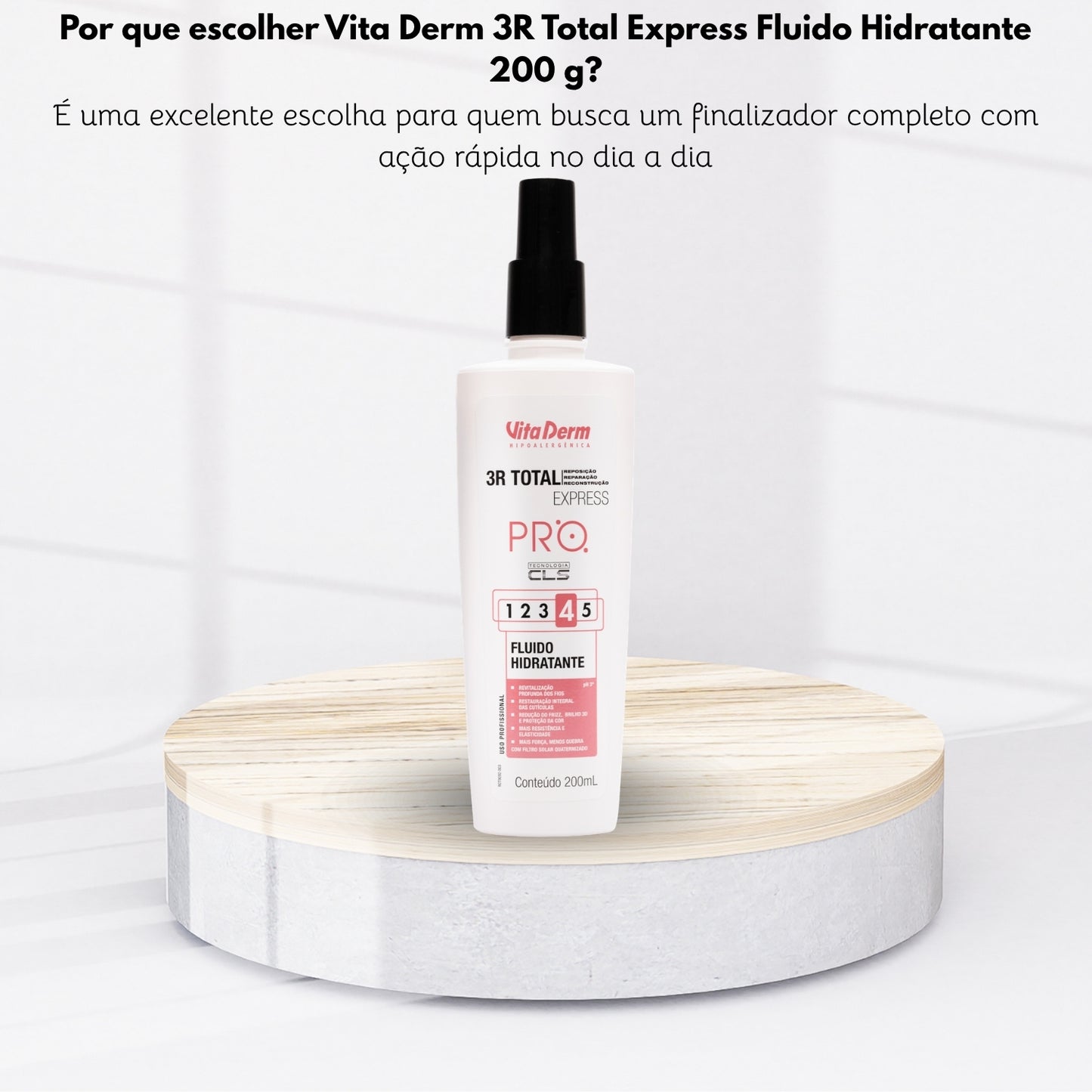 Vita Derm 3R Total Express Fluido Hidratante 200 g