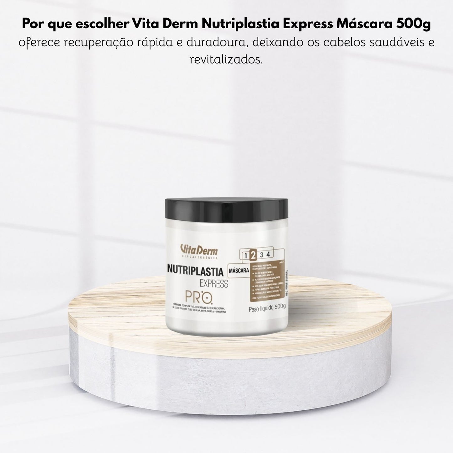 Máscara Vita Derm Nutriplastia Express 500 g
