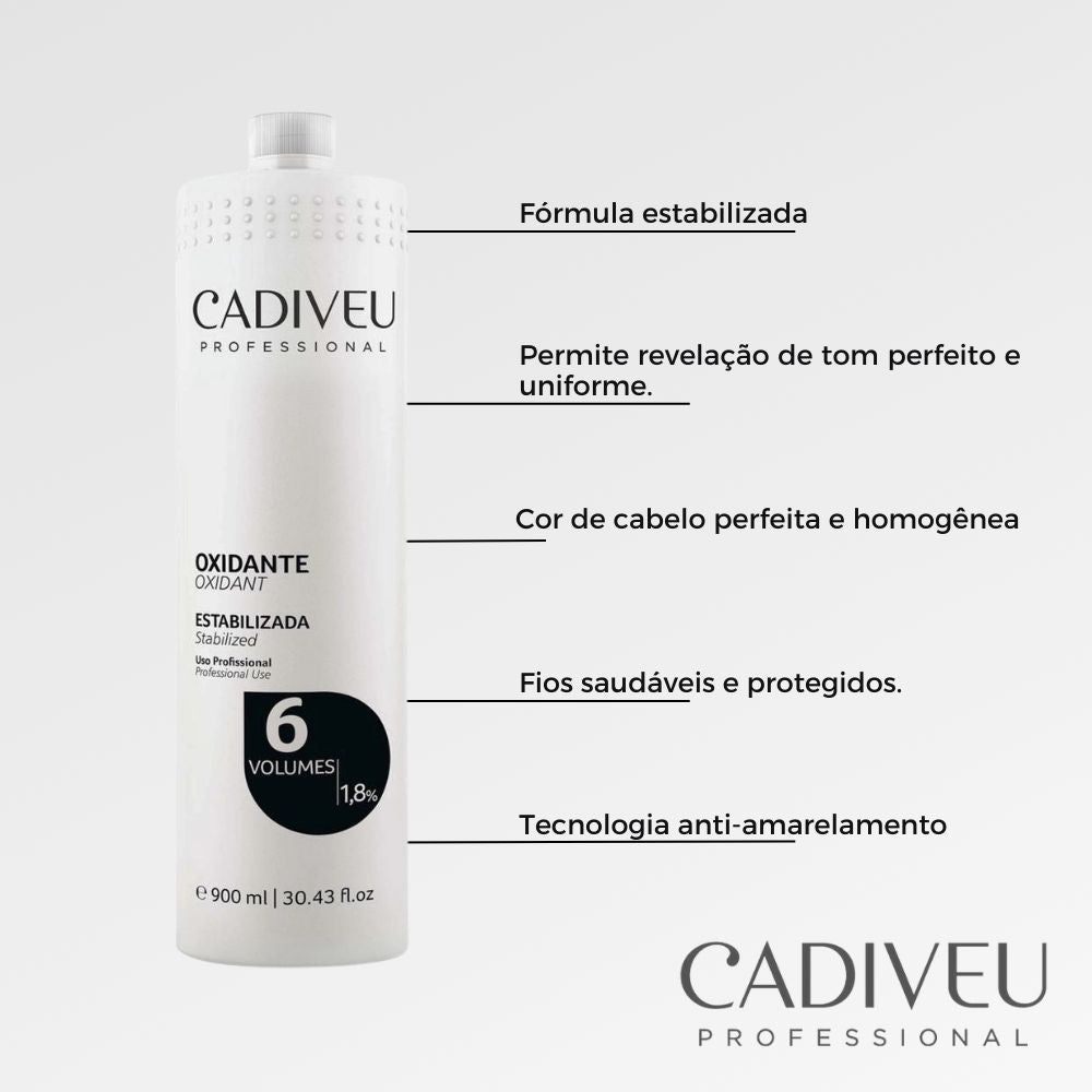 Água Oxigenada Cadiveu OX 6 Volumes 900 ml